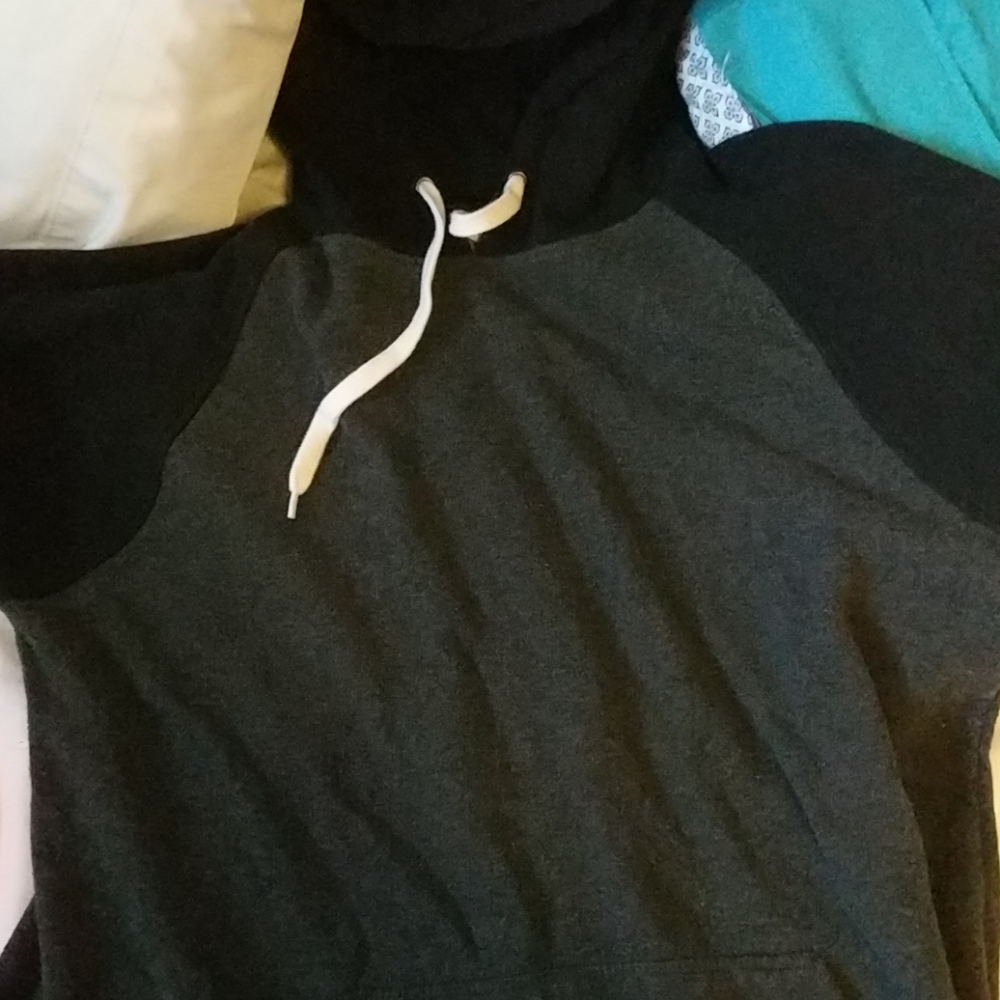 Zine two tone hoodie